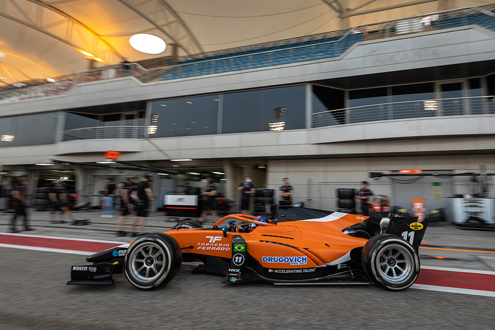 Felipe Drugovich disputa no Bahrein a rodada de abertura de sua terceira temporada na Fórmula 2 em sua volta à MP Motorsport